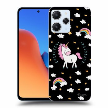 Hülle für Xiaomi Redmi 12 4G - Einhorn Sternenhimmel