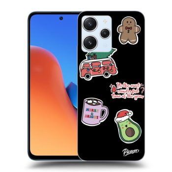 Hülle für Xiaomi Redmi 12 4G - Christmas Stickers
