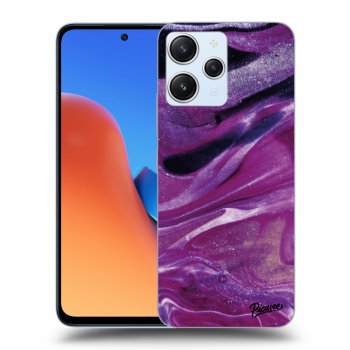 Hülle für Xiaomi Redmi 12 4G - Purple glitter