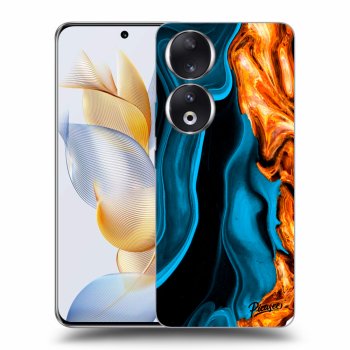 Hülle für Honor 90 5G - Gold blue