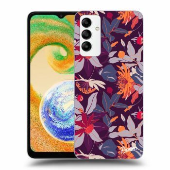 Hülle für Samsung Galaxy A04s A047F - Purple Leaf