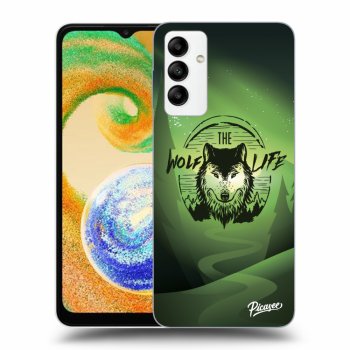 Hülle für Samsung Galaxy A04s A047F - Das Leben eines Wolfes