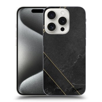 Hülle für Apple iPhone 15 Pro - Black tile