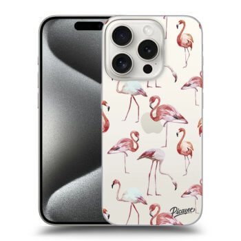 Hülle für Apple iPhone 15 Pro - Flamingos