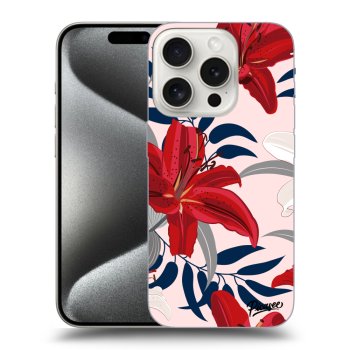 Hülle für Apple iPhone 15 Pro - Red Lily