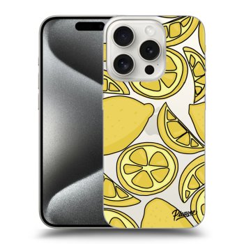 Hülle für Apple iPhone 15 Pro - Lemon