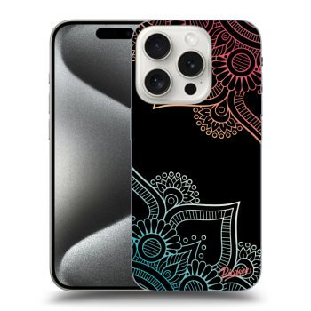 Hülle für Apple iPhone 15 Pro - Flowers pattern
