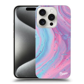 Hülle für Apple iPhone 15 Pro - Pink liquid