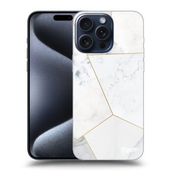 Hülle für Apple iPhone 15 Pro Max - White tile