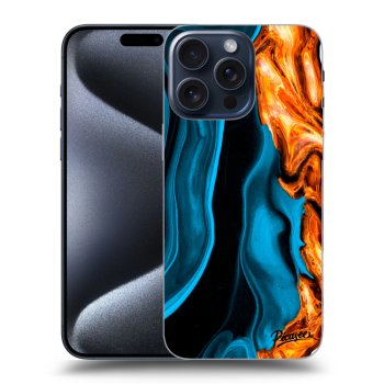 Hülle für Apple iPhone 15 Pro Max - Gold blue