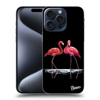 Hülle für Apple iPhone 15 Pro Max - Flamingos zu zweit