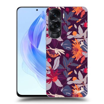 Hülle für Honor 90 Lite 5G - Purple Leaf