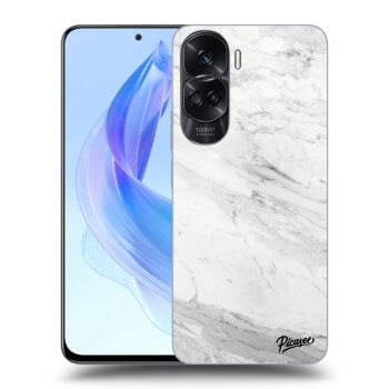Hülle für Honor 90 Lite 5G - White marble