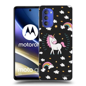 Hülle für Motorola Moto G51 - Einhorn Sternenhimmel