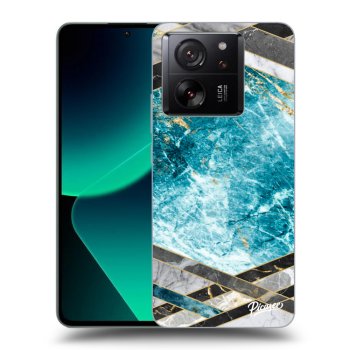 Hülle für Xiaomi 13T - Blue geometry