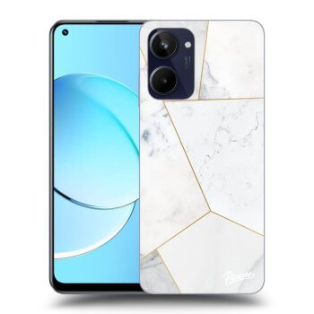 Hülle für Realme 10 4G - White tile
