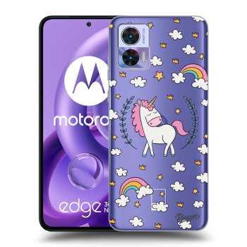 Hülle für Motorola Edge 30 Neo - Unicorn star heaven