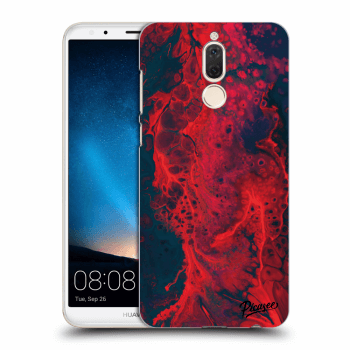Picasee Huawei Mate 10 Lite Hülle - Transparentes Silikon - Organic red