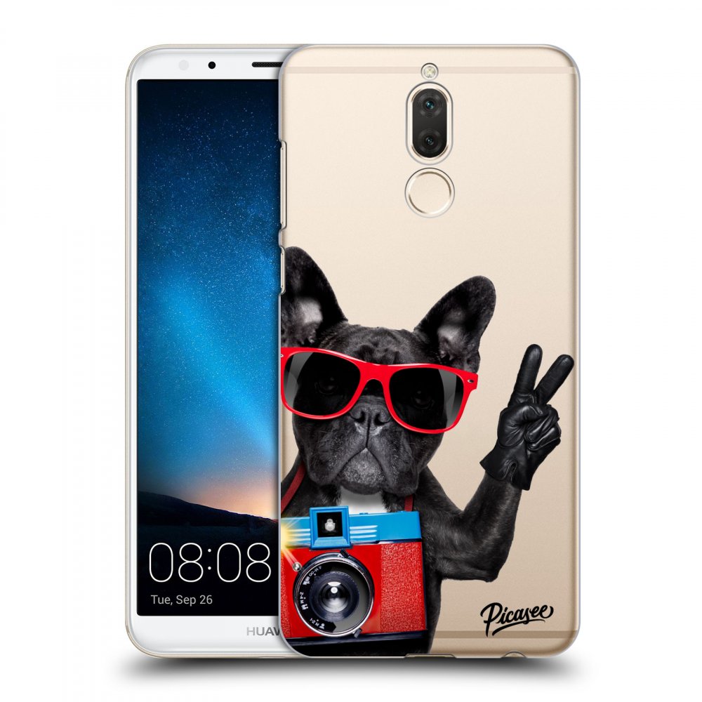 Picasee Huawei Mate 10 Lite Hülle - Transparentes Silikon - French Bulldog