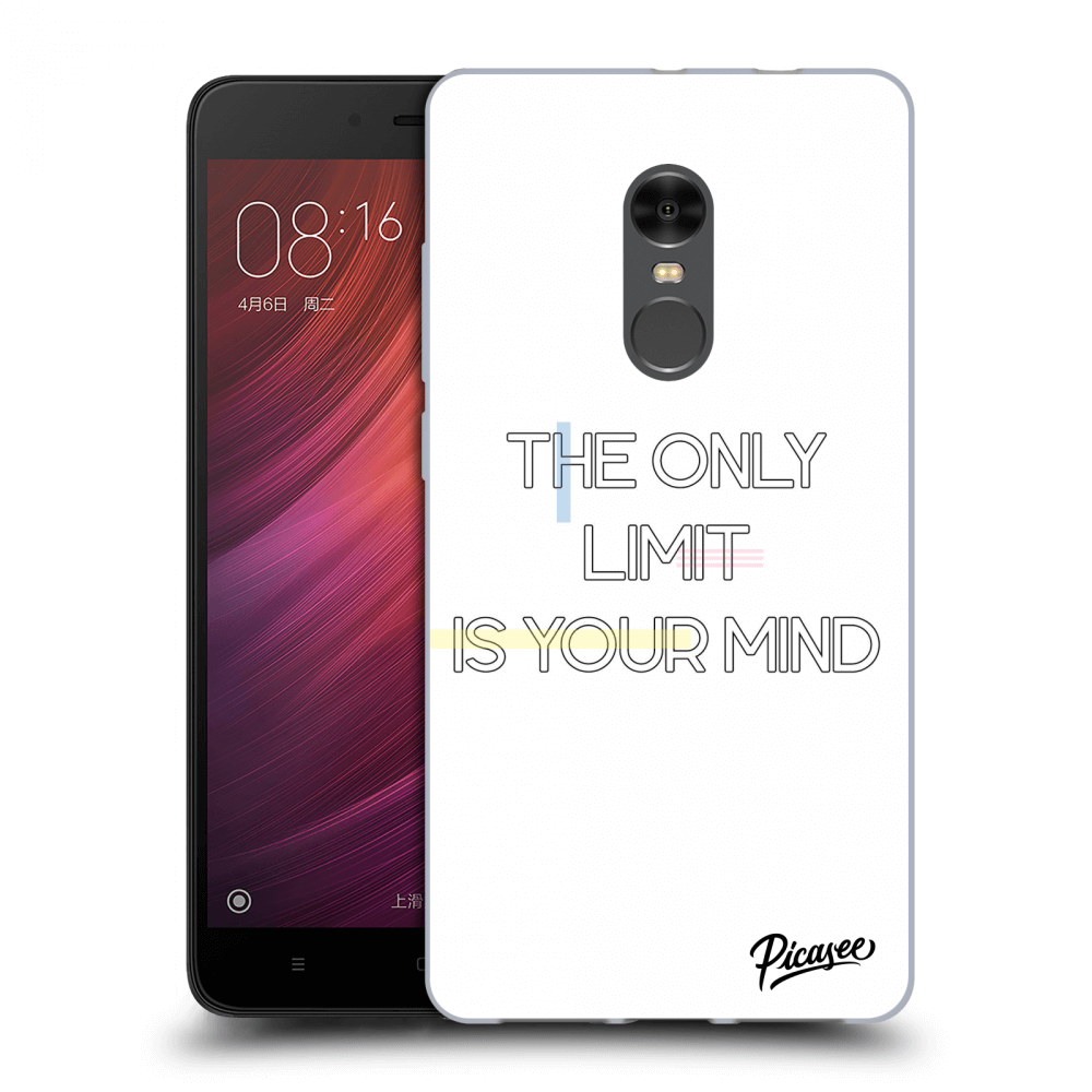Picasee Xiaomi Redmi Note 4 Global LTE Hülle - Transparentes Silikon - The only limit is your mind