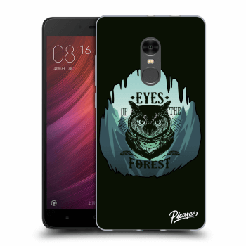Picasee Xiaomi Redmi Note 4 Global LTE Hülle - Transparenter Kunststoff - Forest owl