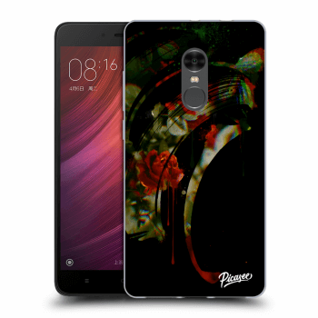 Picasee Xiaomi Redmi Note 4 Global LTE Hülle - Transparentes Silikon - Roses black