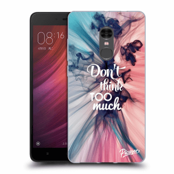 Picasee Xiaomi Redmi Note 4 Global LTE Hülle - Transparentes Silikon - Don't think TOO much