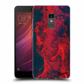 Picasee Xiaomi Redmi Note 4 Global LTE Hülle - Transparentes Silikon - Organic red