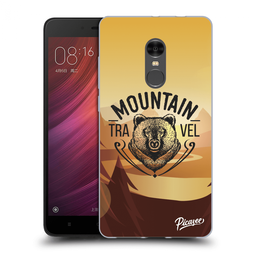 Picasee Xiaomi Redmi Note 4 Global LTE Hülle - Transparentes Silikon - Mountain bear