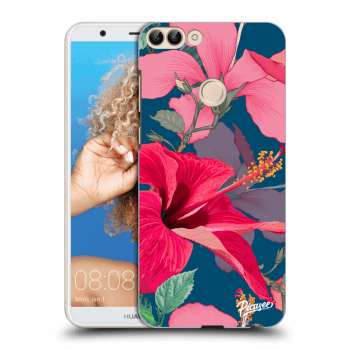 Hülle für Huawei P Smart - Hibiscus