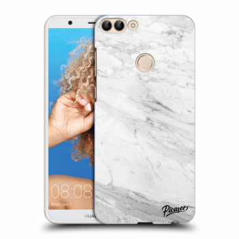 Hülle für Huawei P Smart - White marble