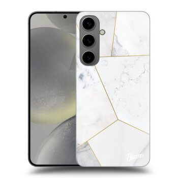 Hülle für Samsung Galaxy S24+ S926B 5G - White tile