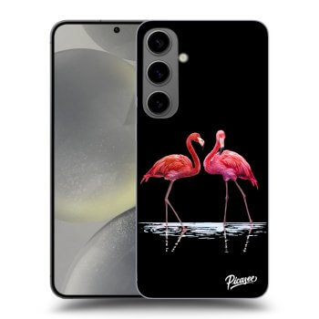 Hülle für Samsung Galaxy S24+ S926B 5G - Flamingos zu zweit