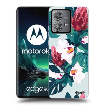 Hülle für Motorola Edge 40 Neo - Rhododendron