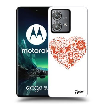 Hülle für Motorola Edge 40 Neo - Großes Herz