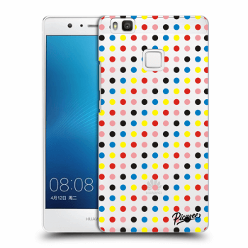 Picasee Huawei P9 Lite Hülle - Transparentes Silikon - Colorful dots