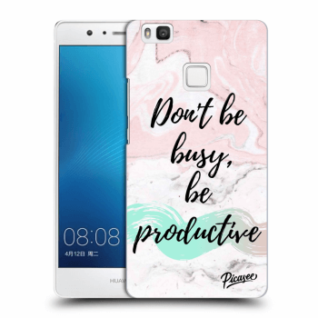 Picasee Huawei P9 Lite Hülle - Transparentes Silikon - Don't be busy, be productive