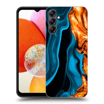 Hülle für Samsung Galaxy A15 A156B 5G - Gold blue