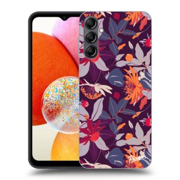 Hülle für Samsung Galaxy A15 A156B 5G - Purple Leaf