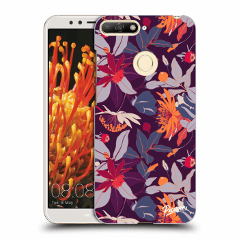 Picasee ULTIMATE CASE für Huawei Y6 Prime 2018 - Purple Leaf