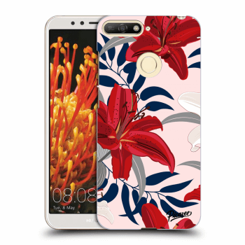 Hülle für Huawei Y6 Prime 2018 - Red Lily