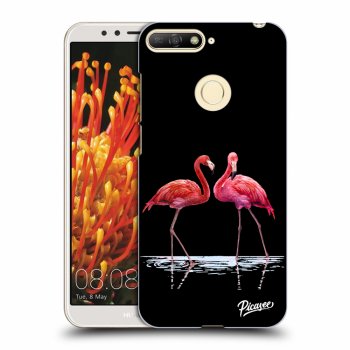 Hülle für Huawei Y6 Prime 2018 - Flamingos zu zweit