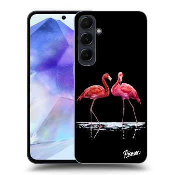 Hülle für Samsung Galaxy A55 5G A556B - Flamingos zu zweit