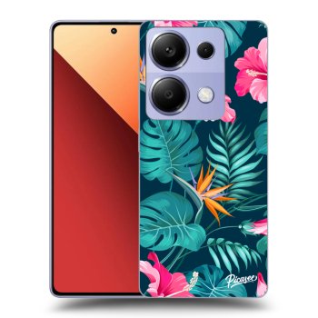 Hülle für Xiaomi Redmi Note 13 Pro 4G - Pink Monstera