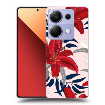 Hülle für Xiaomi Redmi Note 13 Pro 4G - Red Lily