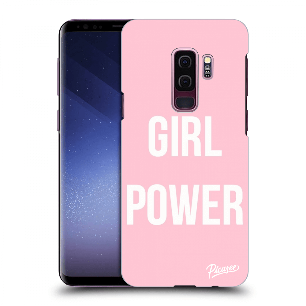 Picasee Samsung Galaxy S9 Plus G965F Hülle - Schwarzes Silikon - Girl power