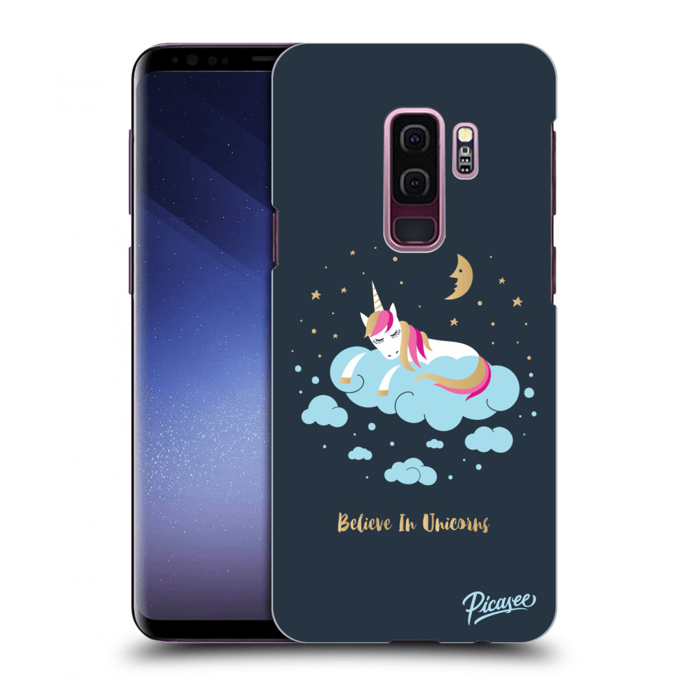 Picasee Samsung Galaxy S9 Plus G965F Hülle - Transparentes Silikon - Believe In Unicorns