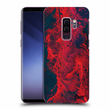 Picasee Samsung Galaxy S9 Plus G965F Hülle - Transparentes Silikon - Organic red