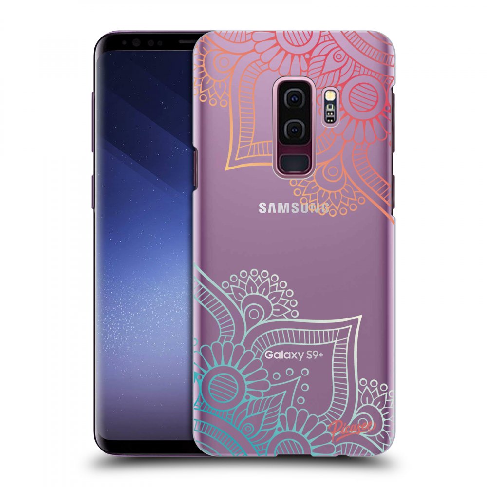 Picasee Samsung Galaxy S9 Plus G965F Hülle - Transparentes Silikon - Flowers pattern
