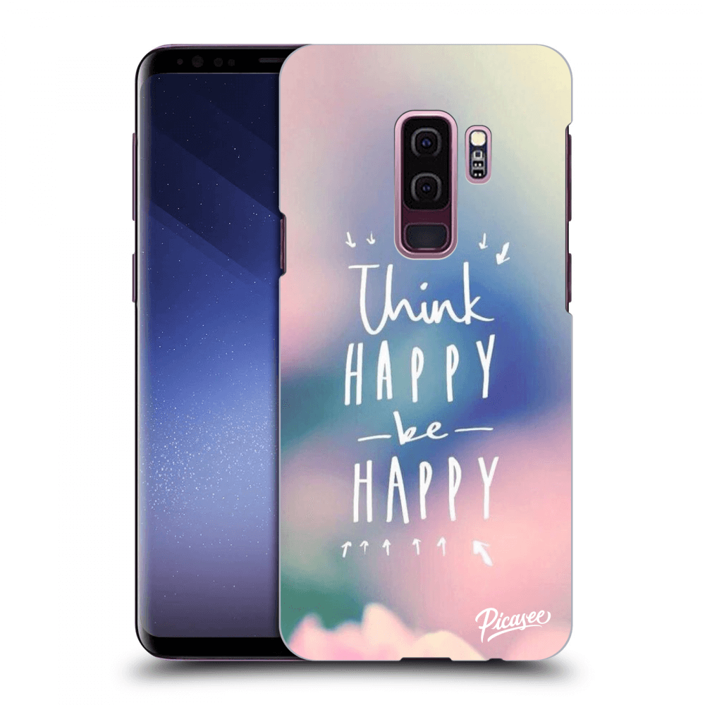 Picasee Samsung Galaxy S9 Plus G965F Hülle - Transparentes Silikon - Think happy be happy